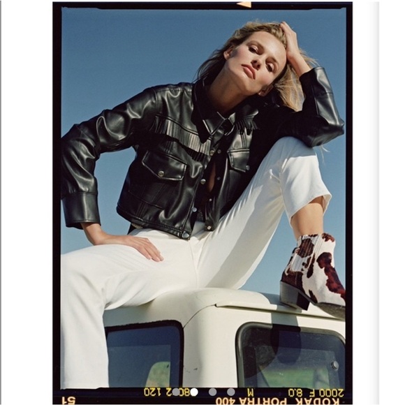 For Love And Lemons, Dillion Jeans, white cropped pants, NWT, size small - Picture 2 of 8